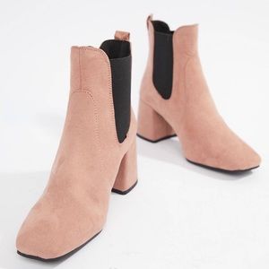 New Look Square Toe Heeled Boot